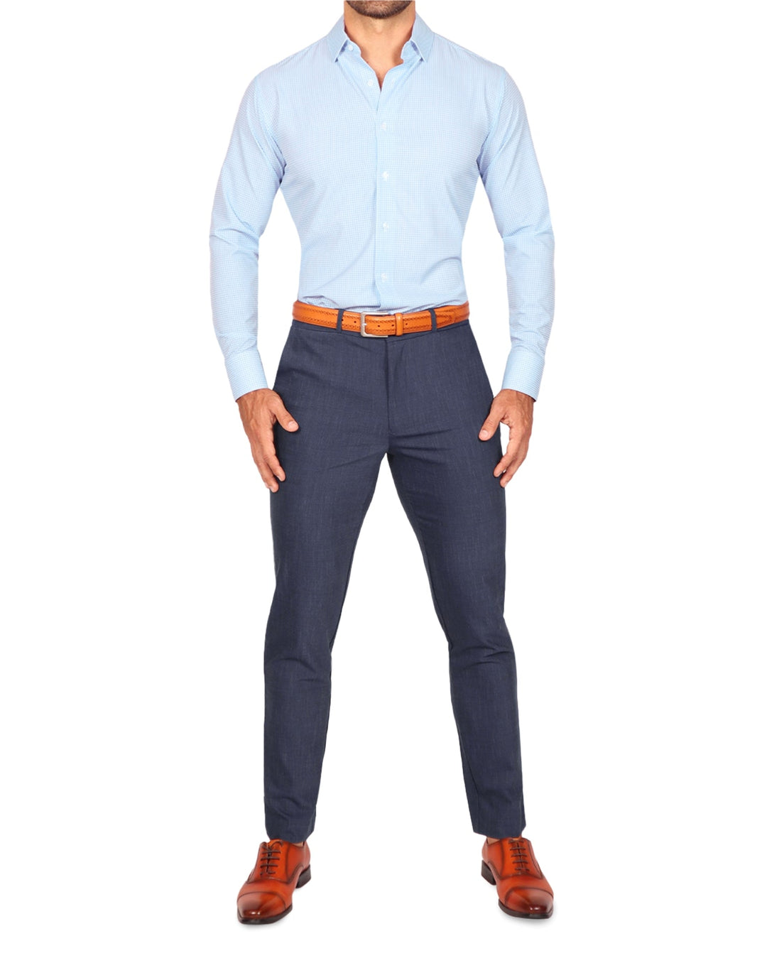 "The Nash" Baby Blue Gingham