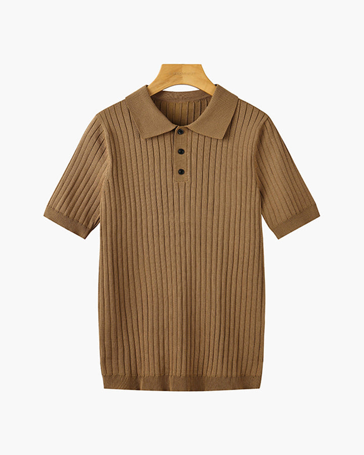 GIMCHEON Knitted Polo Shirt