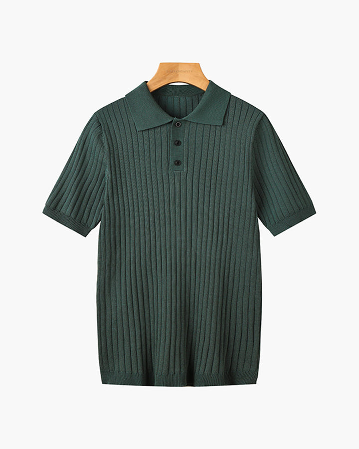 GIMCHEON Knitted Polo Shirt
