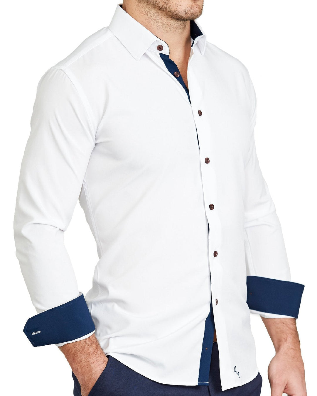 "The Springer" Limited Edition: White with Navy Accents