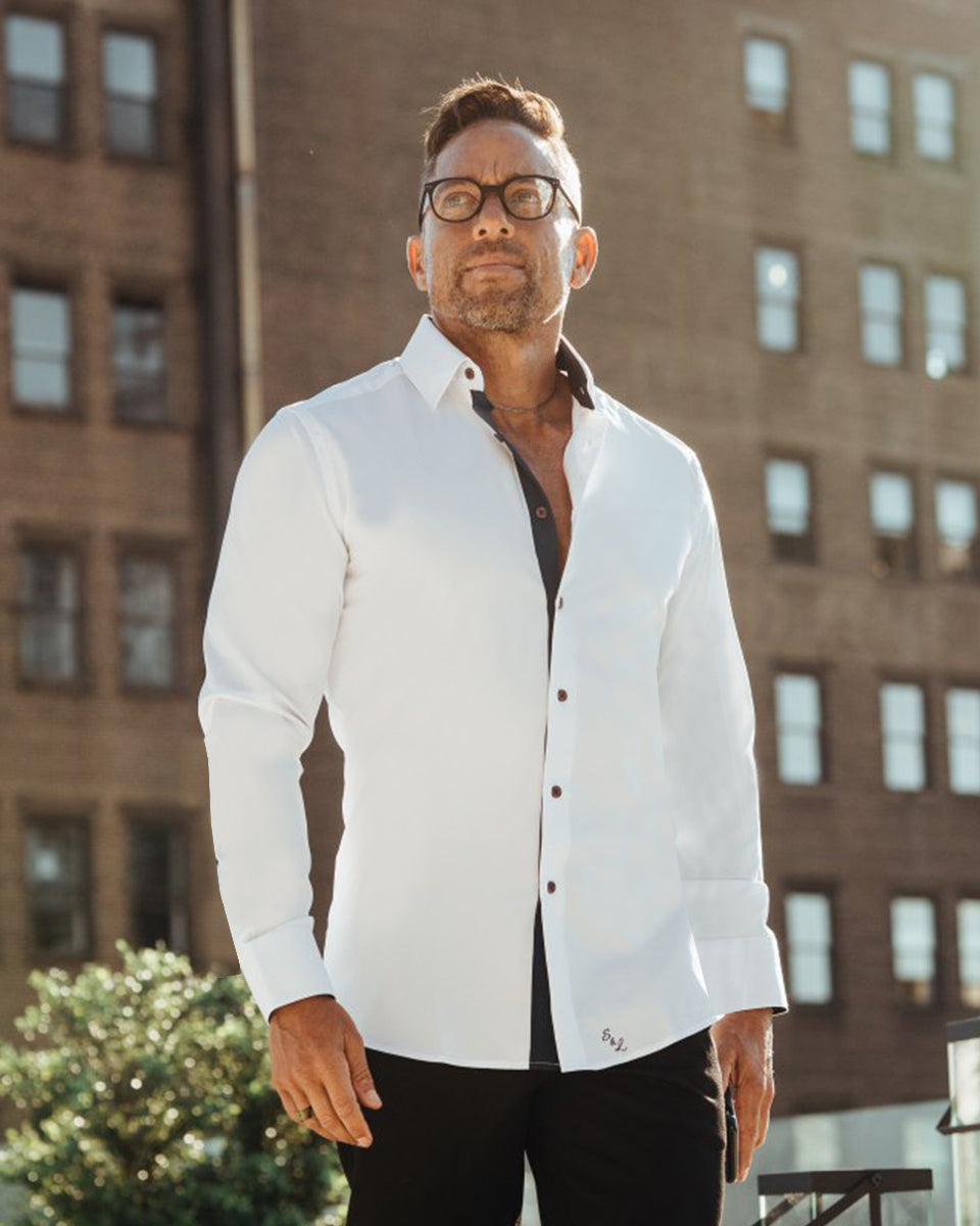 "The Springer" Limited Edition: White with Navy Accents