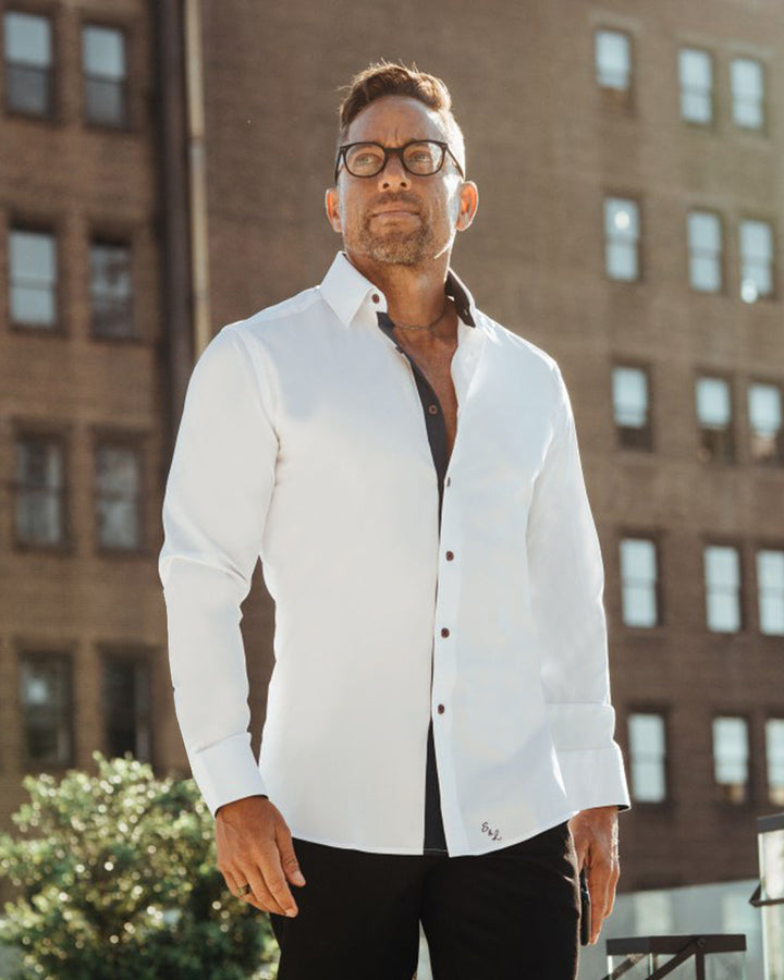 "The Springer" Limited Edition: White with Navy Accents