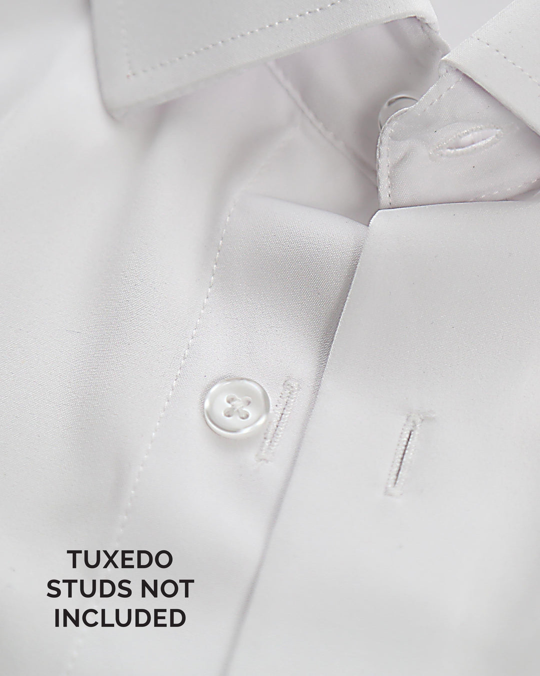 The Solid White Tuxedo Shirt