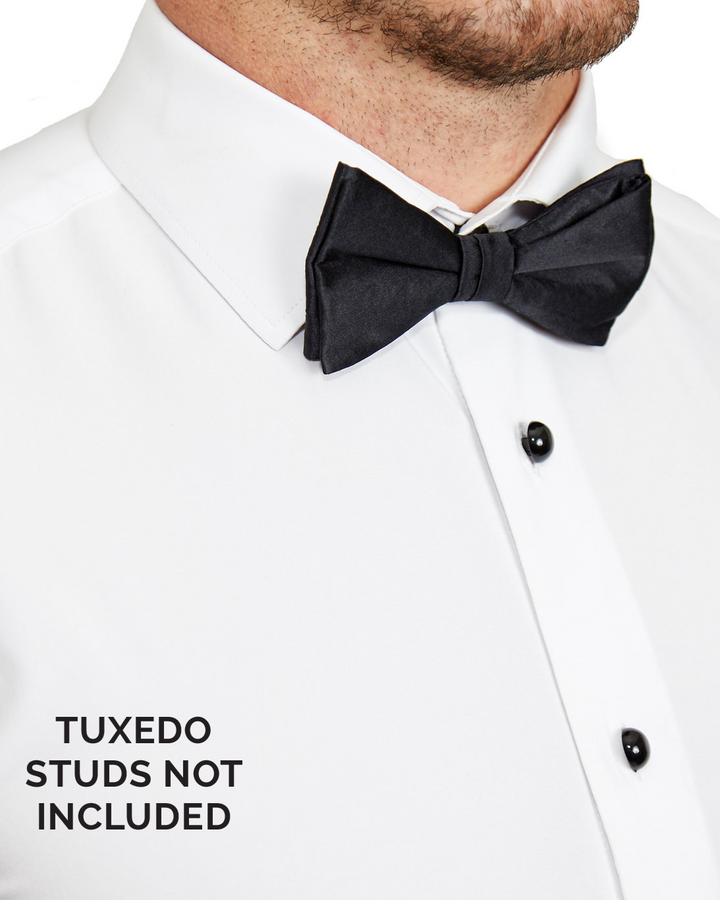The Solid White Tuxedo Shirt