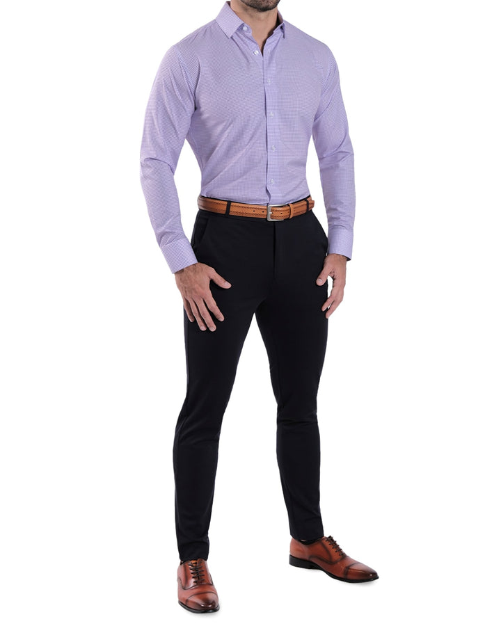 "The Valentine" Lilac Mini Check