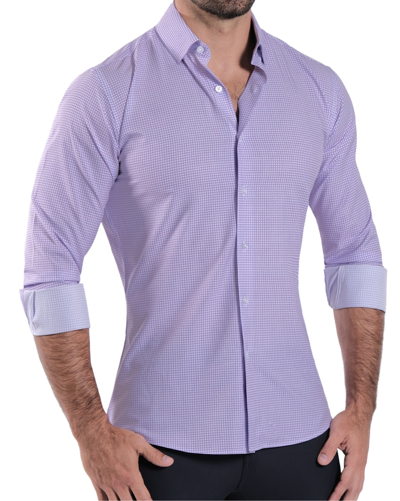 "The Valentine" Lilac Mini Check