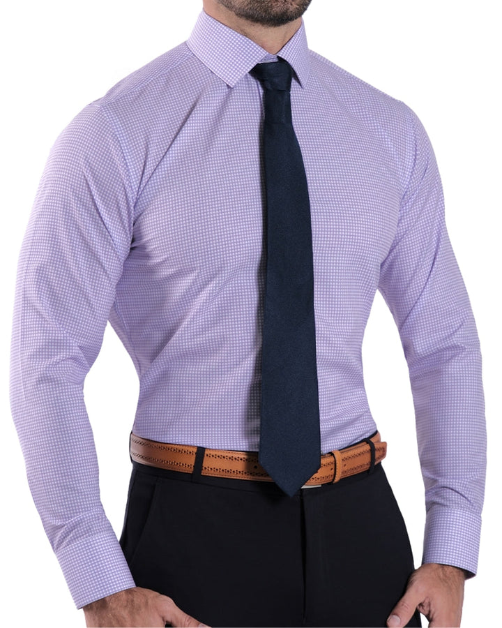 "The Valentine" Lilac Mini Check