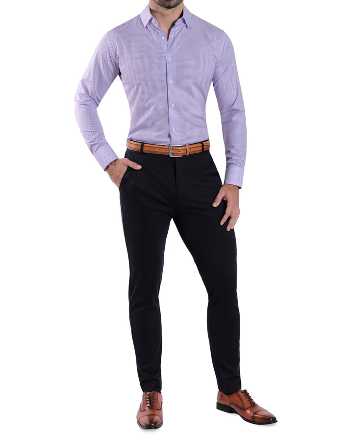 "The Valentine" Lilac Mini Check