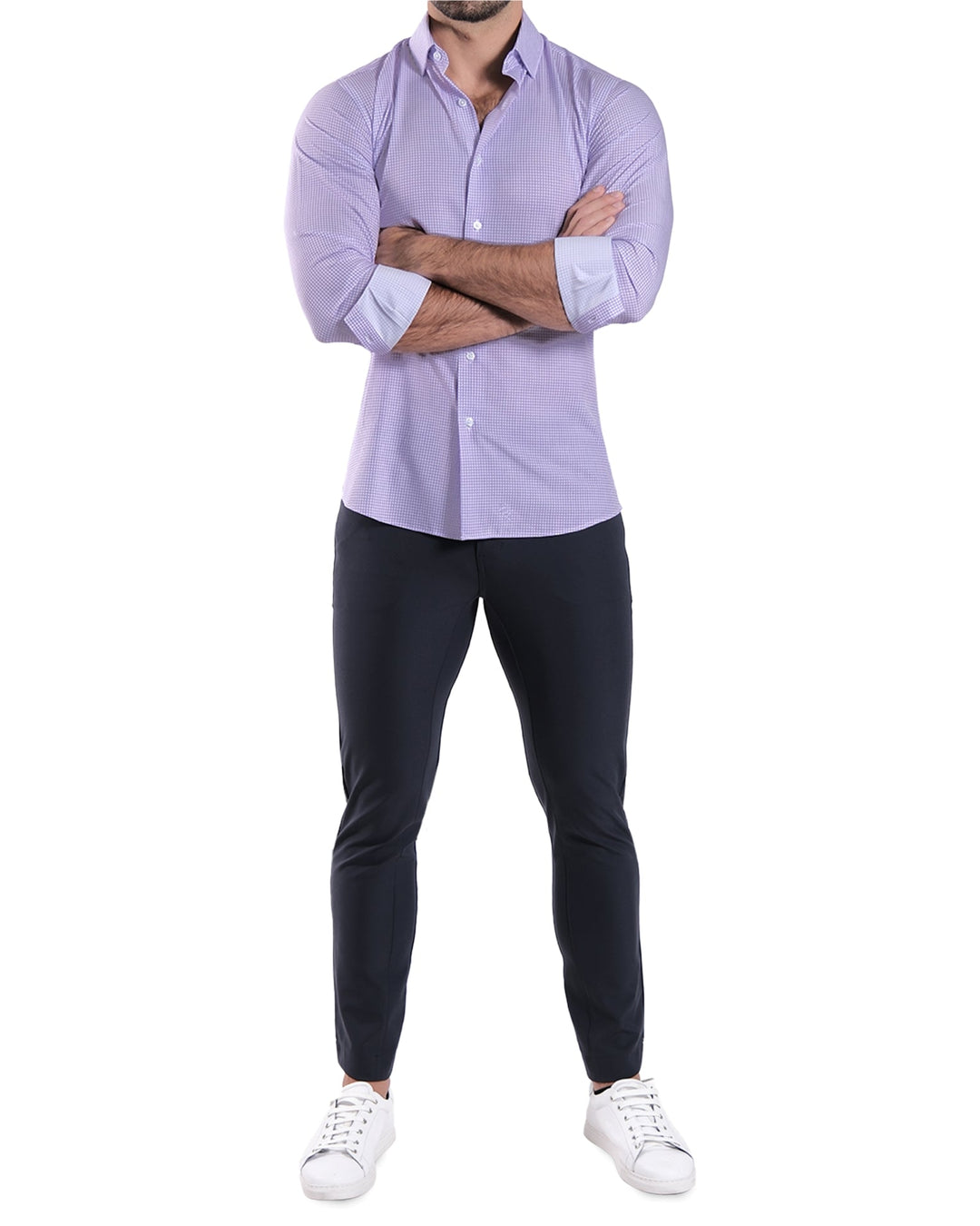 "The Valentine" Lilac Mini Check