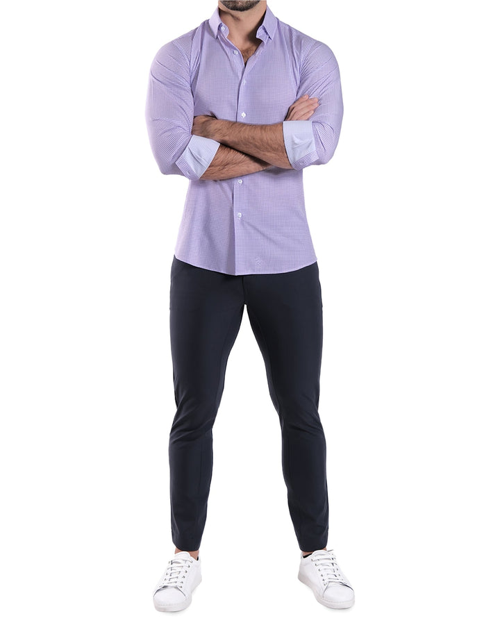 "The Valentine" Lilac Mini Check