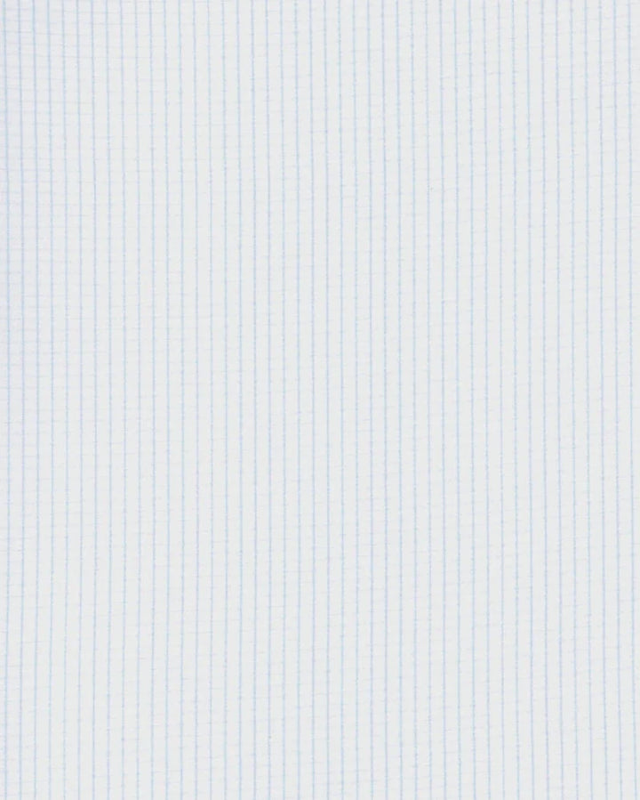 "The Watertown" White & Light Blue Mini Windowpane