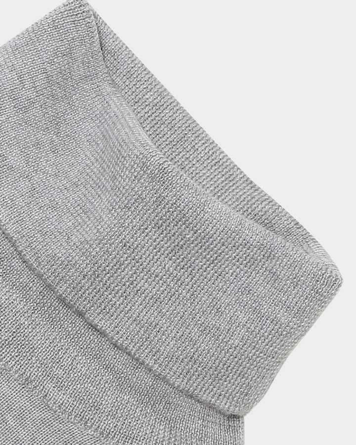 ZURICH - GREY MERINO TURTLENECK