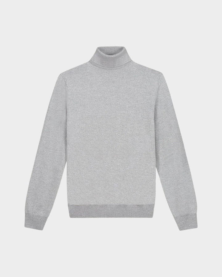 ZURICH - GREY MERINO TURTLENECK