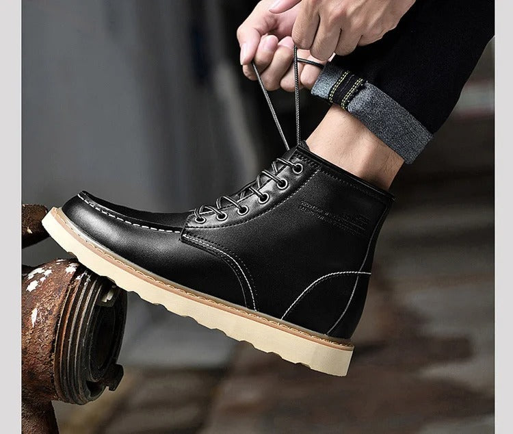 PAUL |  Boots With Wool lining +2Inches +3Inches +4Inches