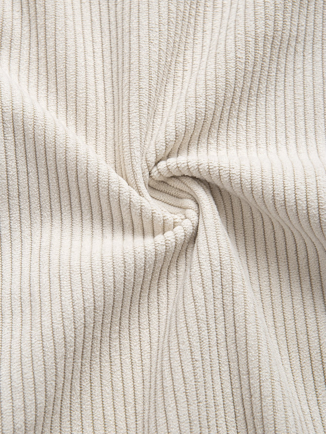 Corduroy Stand-Up Collar Shirt