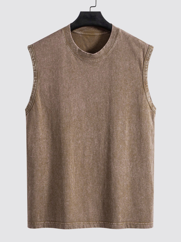 Gewassen Versleten Tanktop