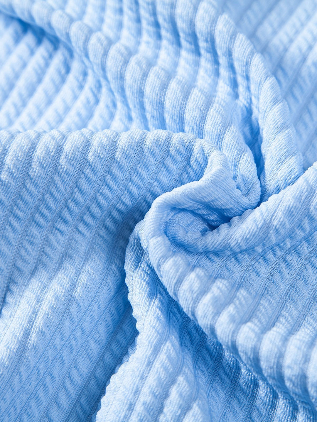 Muscle Fit Ribbed Button-Down Shirt & Shorts